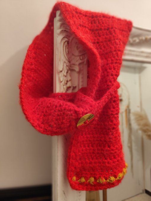 Tour de cou rouge passion'